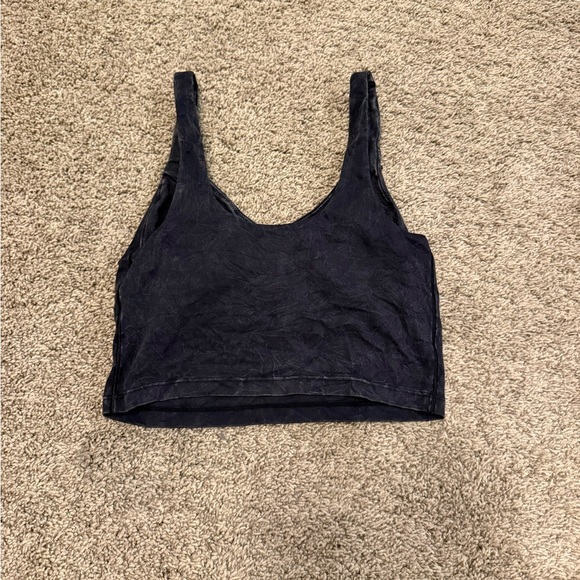 Offline Arie Dark grey stone washed crop top - Picture 2 of 2